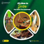 A calming image of Panchakarma therapies at Dhanwantari Ayurveda Detox Center in Tiruvannamalai. The image showcases various detox treatments such as Shirodhara, oil massages, and therapeutic healing with Ayurvedic practices