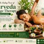 Ayurveda Massage Therapy in Tiruvannamalai at Dhanwantari Ayurveda Detox Center, featuring an authentic Abhyanga herbal oil massage in a peaceful wellness spa with traditional Ayurvedic oils, natural herbs, and holistic healing for stress relief, detoxification, pain relief, relaxation, and rejuvenation.