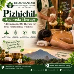 Pizhichil Ayurveda therapy with warm herbal oil at Dhanwantari Ayurveda Detox Center in Tiruvannamalai